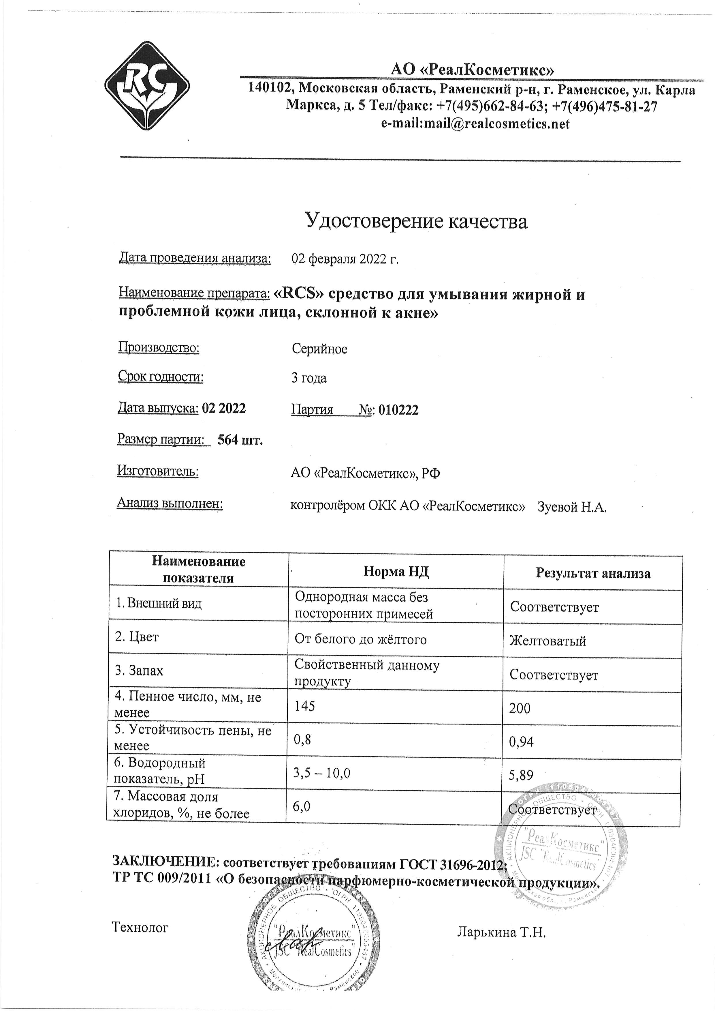 Паспорт №022022